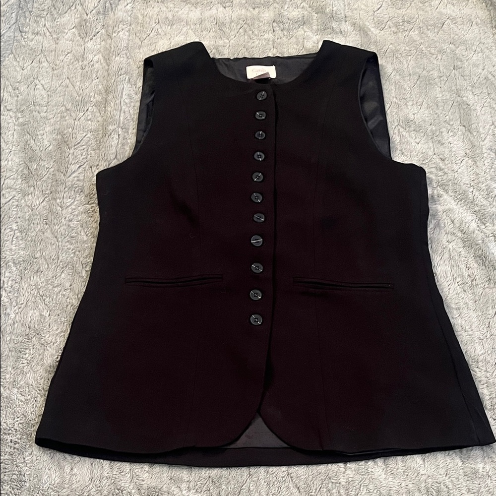 Camila Coelho Black Lined Vest
